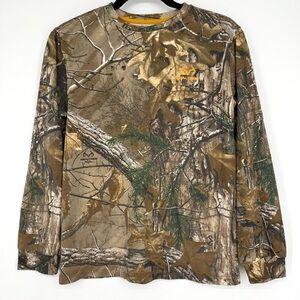 Realtree Boy's Camouflage‎ Long Sleeve Shirt XL 14-16